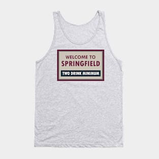 Welcome to Springfield Tank Top